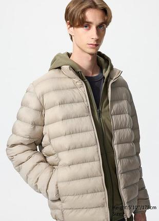 Куртка на молнии pufftech uniqlo