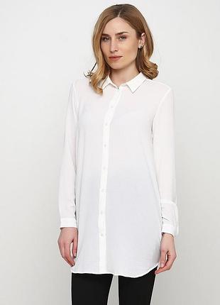 Блуза benetton 5mw15q815*01 женск. белый xs (159 387)