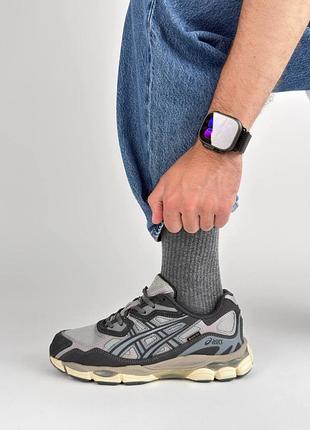 Чоловічі кросівки asics gel-nyc gtx grey beige black