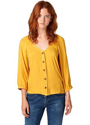 Блуза tom tailor 1013434*30 женск. желтый l (169 837)