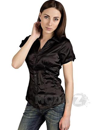 Блуза bonobo 8251004/1*10 short sl женск. черный s (94 246)