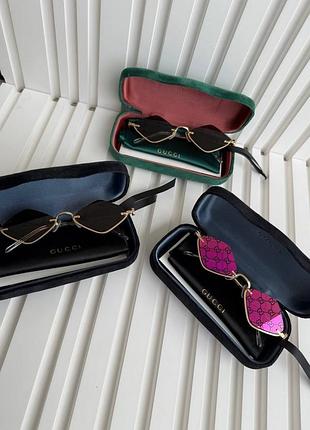 Сонцезахисні окуляри gucci ромби стильні з монограмою