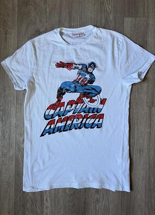 Футболка мерч marvel capitan america