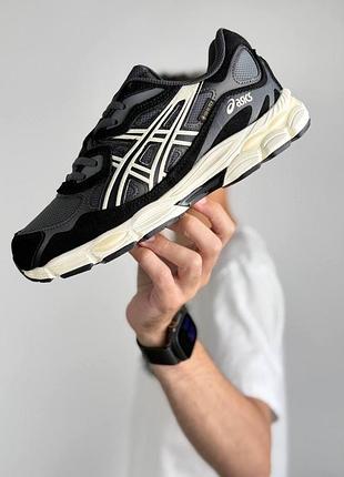 Мужские кроссовки asics gel-nyc#x dark grey black