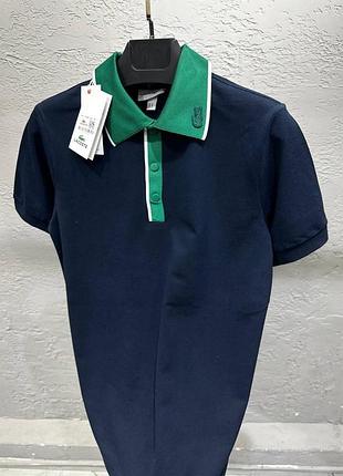 Брендовая мужская футболка поло lacoste