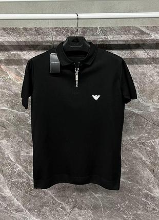 Брендовое мужское поло emporio armani футболка