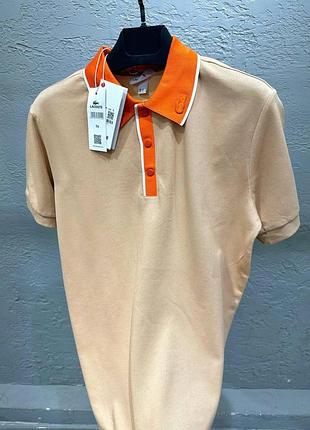 Брендовая мужская футболка поло lacoste