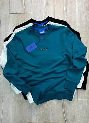 Hugo boss мужской брендовый свитшот кофта реглан батник