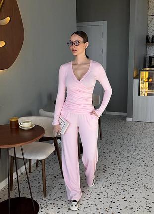 Женский костюм из вискозы, 3 цвета