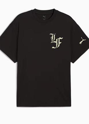 Футболка puma hoops lafrancé lamelo ball oversized чорна – розмір m