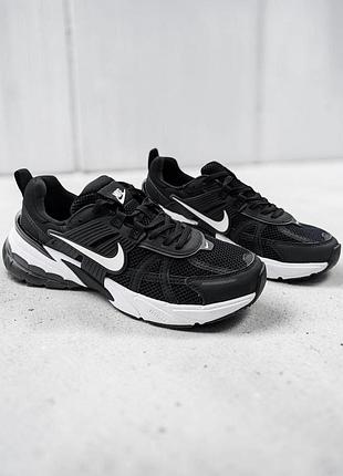 Мужские/женские кроссовки nike v2k черные
