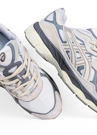 Кроссовки asics gel nyc светлые (унисекс)
