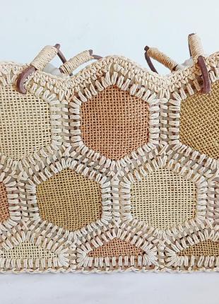 Сумка з рафії handmade греція