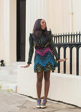 Мини платье next dresses в цветочный принт