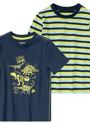 Футболка і лонгслів (набір 2 шт.) для хлопчика lupilu dope dyed 382095-1 110-116 см (4-6 years) різнобарвний