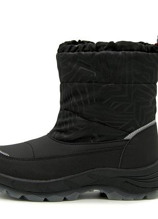 Дутики для мальчика kimboo черный (fg24120 black 35 (22,5 см))