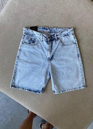 Джинсовые мом шорты коллекция 2024 г