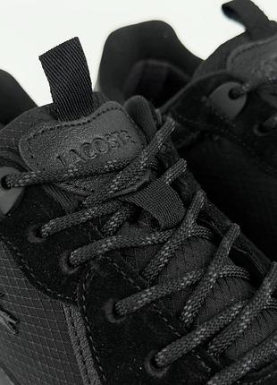 Мужские кроссовки lacoste urban breaker new 975x all black