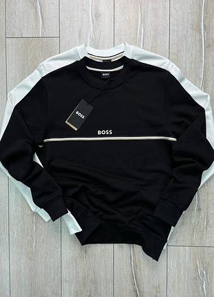 Свитшот мужской брендовый кофта реглан батник hugo boss