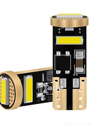 Светодиод 12-24v т10 белый smd 3-7020 2.1w no160
