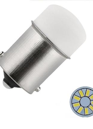 Светодиод 12v т25/5 белый smd 9-3014 матовая 5w no67-2