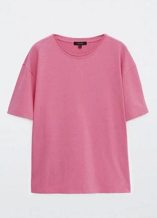 Рожева футболка massimo dutti