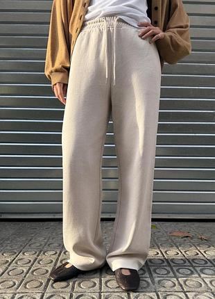 Брюки из интерлока с вареным эффектом от zara