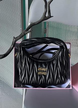 Сумка miu miu wonder matelasse leather hobo