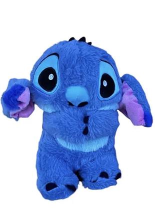 М'яка іграшка стіч (stich) з мультфільму ліло та стіч, дихає, світиться, колискова. вмикається натисканням на лапу