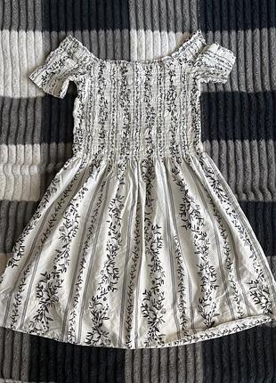 Біла сукня h&m