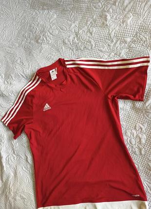 Спортивная футболка adidas l оригинал мужская красная