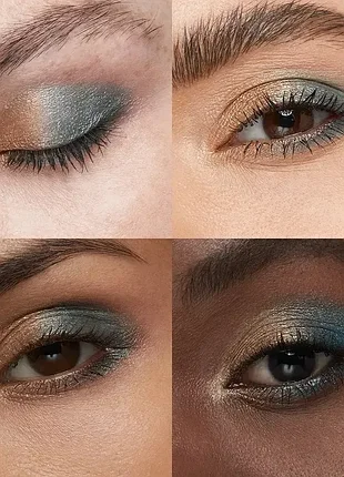 Тени для век kiko milano bright duo eyeshadow 15 classic gold green teal 1,8 г