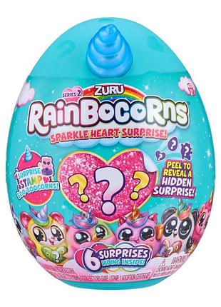 Игрушка-сюрприз — rainbocorns sparkle heart surprise series 2 от бренда zuru.