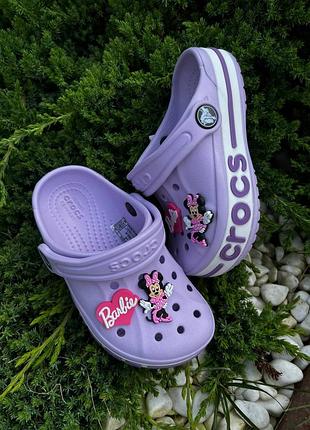 Детские кроксы сабо на девочек crocs bayaband kids clog все размеры в наличии