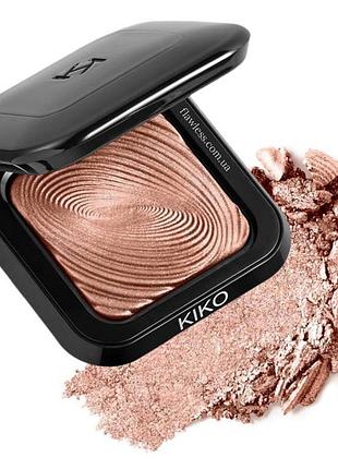 Kiko milano water eyeshadow 05 bronze тени