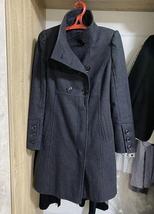 Пальто демисезонное vivalon плотное с подкладкой, больше тёплое зима осень весна