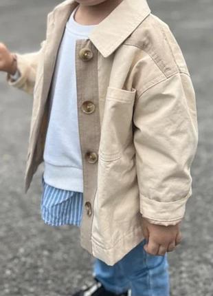 🌿тренч zara на 12/18 м 💶-180 г д-37 см рукав від ворота-35 см ширина-34 см