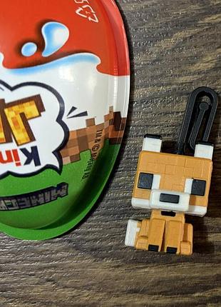 Kinder joy minecraft фигурка лиса лис