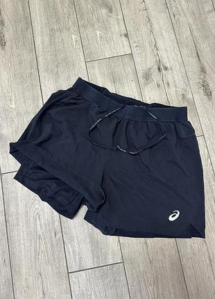 M-l | спортивні нейлонові шорти asics nagino 4in run short