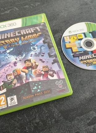 Диск minecraft xbox 360 story mode (xbox 360)