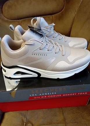 Новые стильные мужские кроссовки американского бренда skechers, оригинал. 45 р. 29 см.