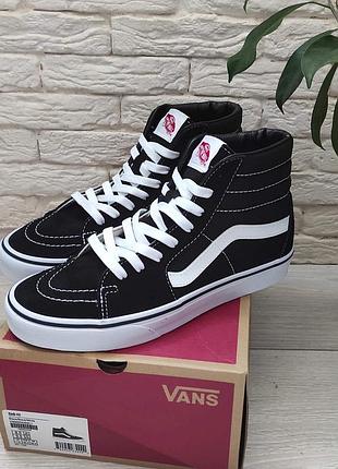 Кеды мужские vans sk8-hi black. оригинал, вансы