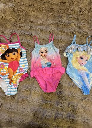 Детский слитный купальник disney.