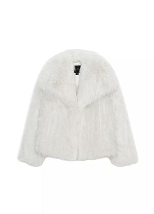 Шуба zara зі штучного хутра