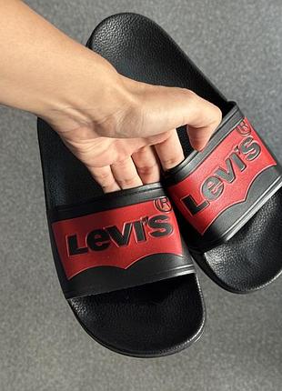Нові шльопанці шльопки сланці levi's, топ якість, верх натуральна шкіра! дуже зручні, ортопедична підошва! розміри 36-40