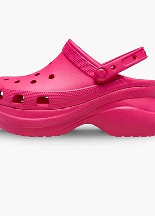 Сандали женские крокси кроксы crocs classic bae comfort pink