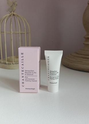 Піна для вмивання chantecaille rise & geranium foaming cleanser