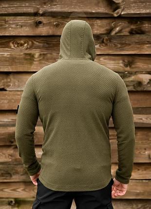 Флисовая термокофта stone island олива 5