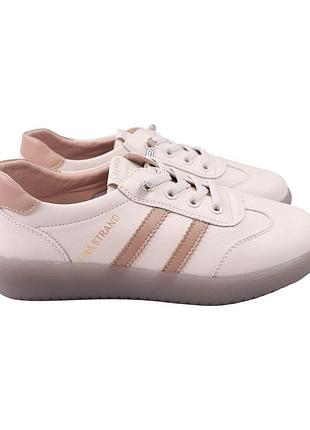 Кеды женские farinni молочные натуральная кожа, 36