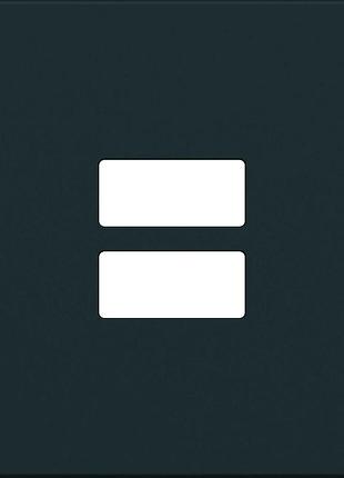 Накладка для розеток usb gallery, черная